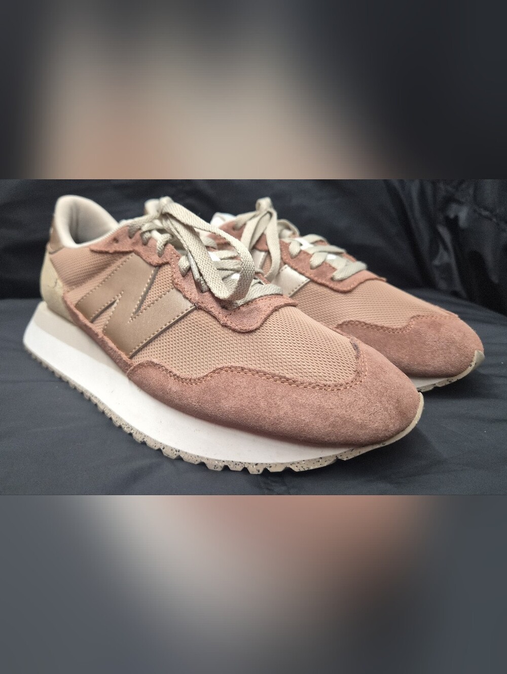 Women's New Balance 237 Running Shoes "Rose/Copper" (WS237MSC) Sz. 11